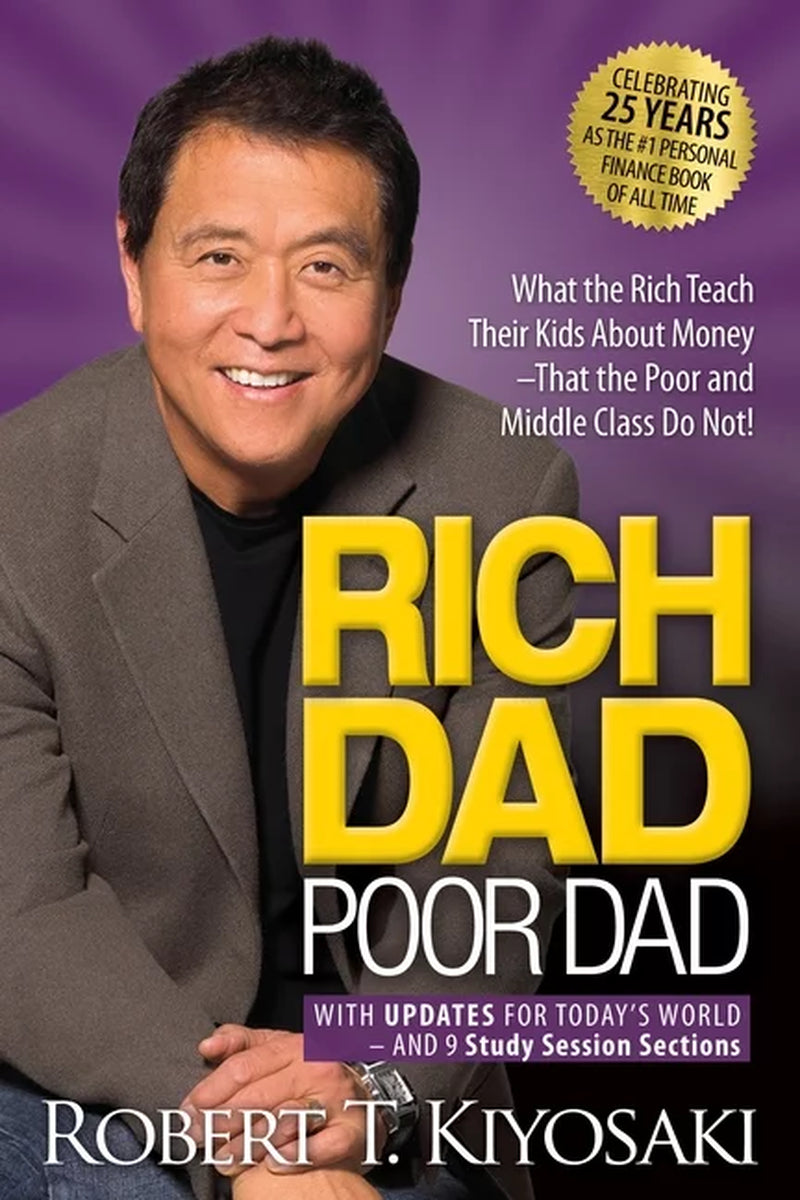 Rich Dad Poor Dad(Paperback) front cover.