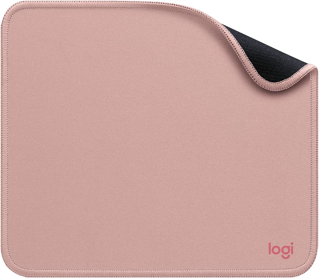 Light Pink Mouse Pad with a white background. 