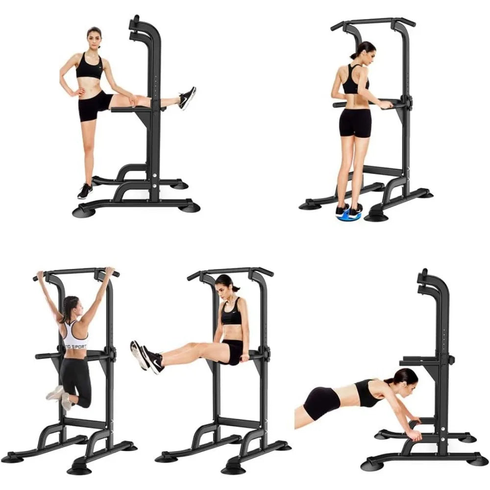 Pull Up Bar Station showing all the different ways you can use it.