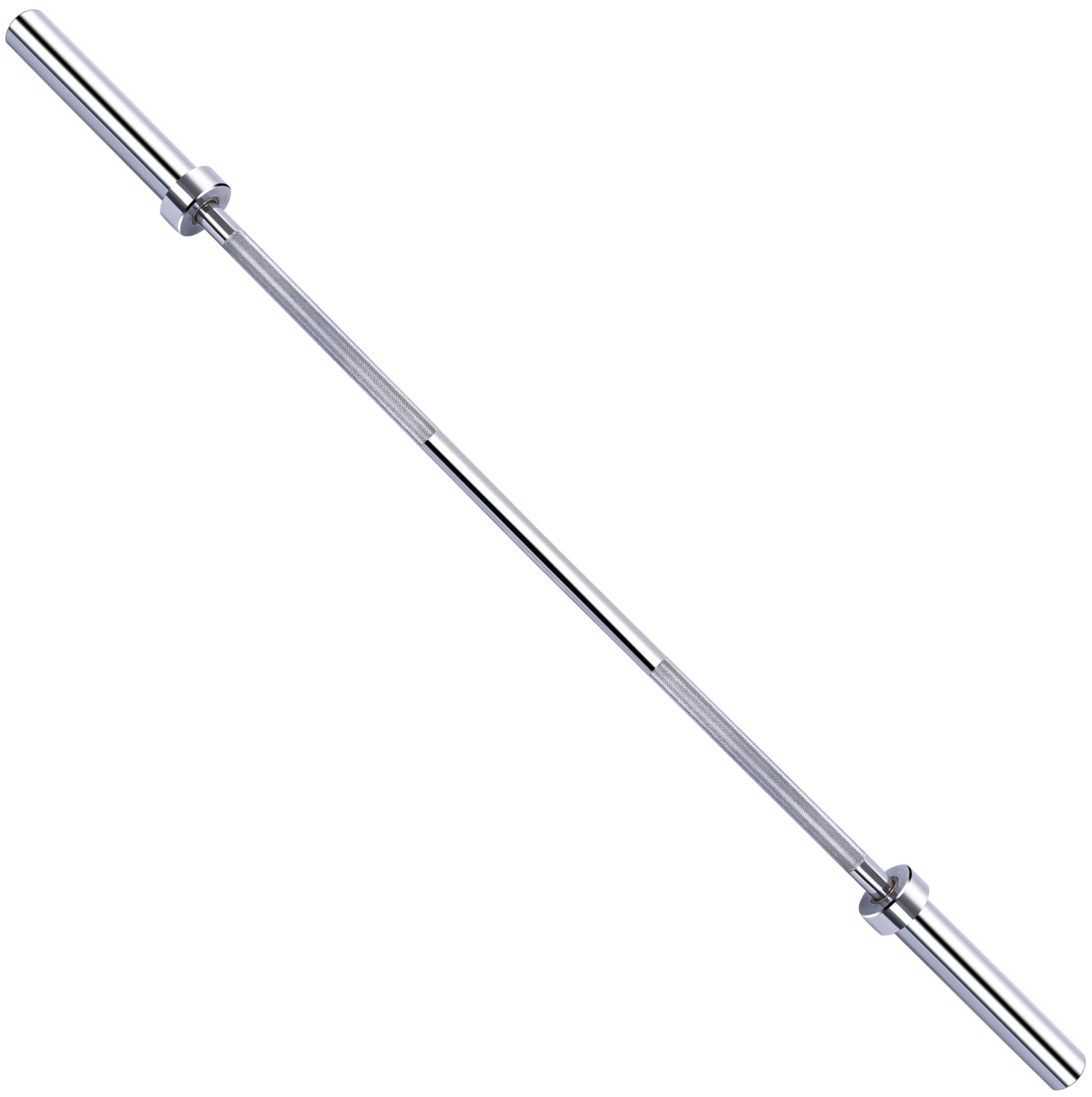 Olympic Barbell Bar with a white background.