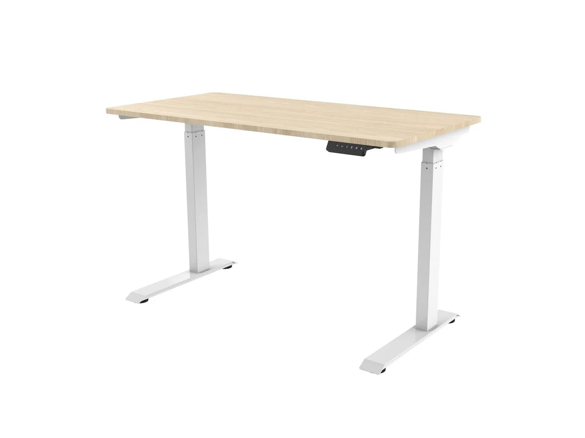 Electric Adjustable Desk with a white background.